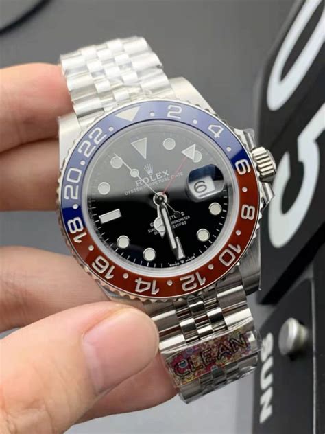 Clean Factory Rolex Pepsi GMT.